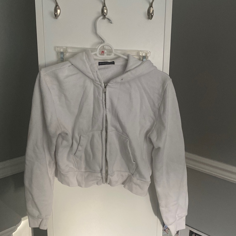 Brandy Melville cropped zip up